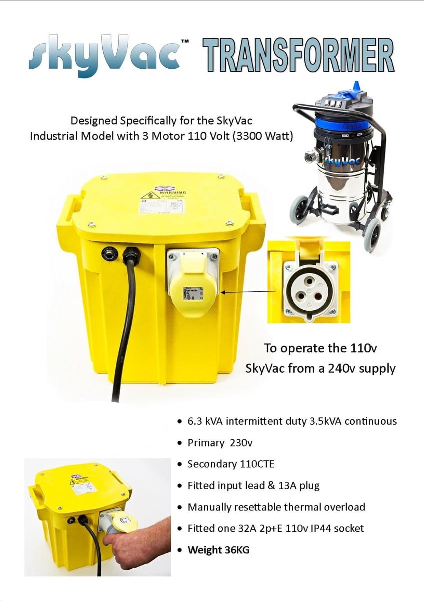 skyVac® Industrial 85 Transformer - Image 2