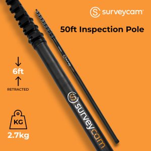 SurveyCam® 50ft Inspection Pole